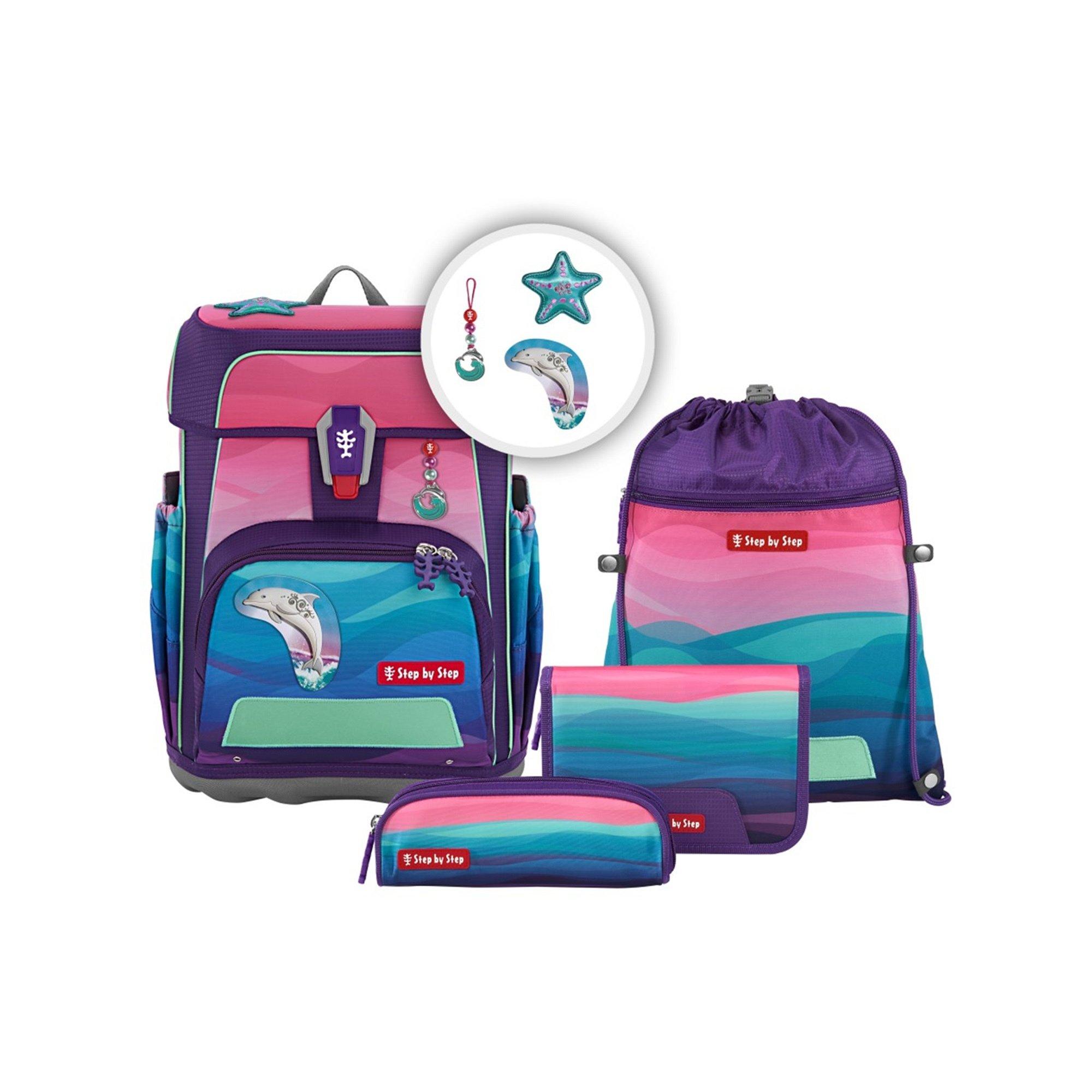 Step by Step Schulthek-Set, 5-teilig Dolphin Lana