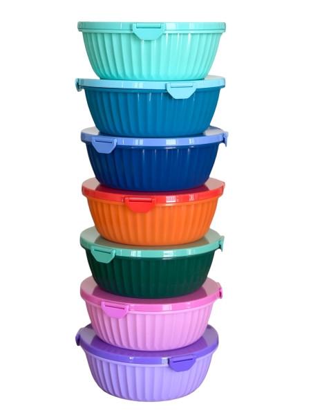 Yumbox Yumbox Poke Bowl Schüssel Schale mit 3-teiligem Teiler, Tangerine Orange