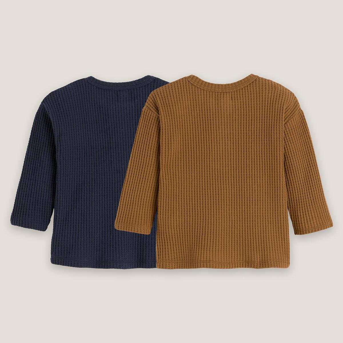 La Redoute Collections 2er-Pack Shirts mit langen Ärmeln