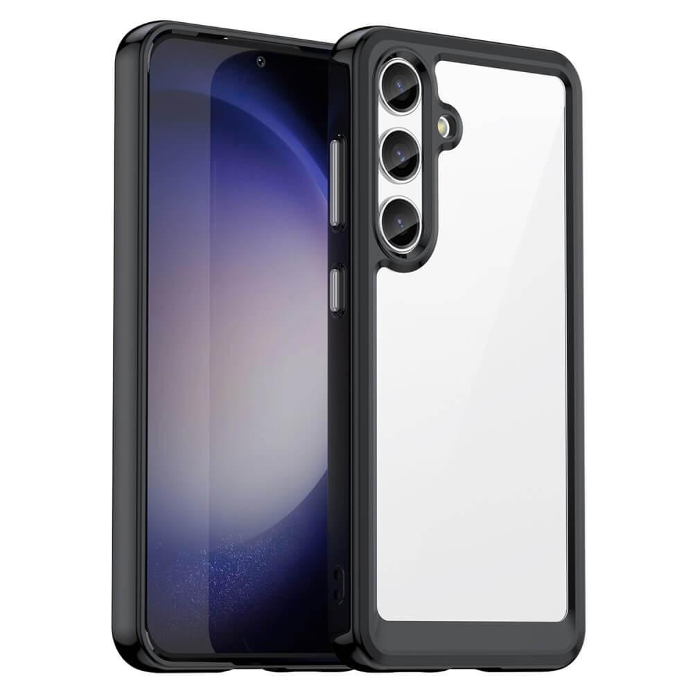 Cover-Discount Galaxy S25+ Plus - Schützende Acryl-Handyhülle mit erhöhtem Rand