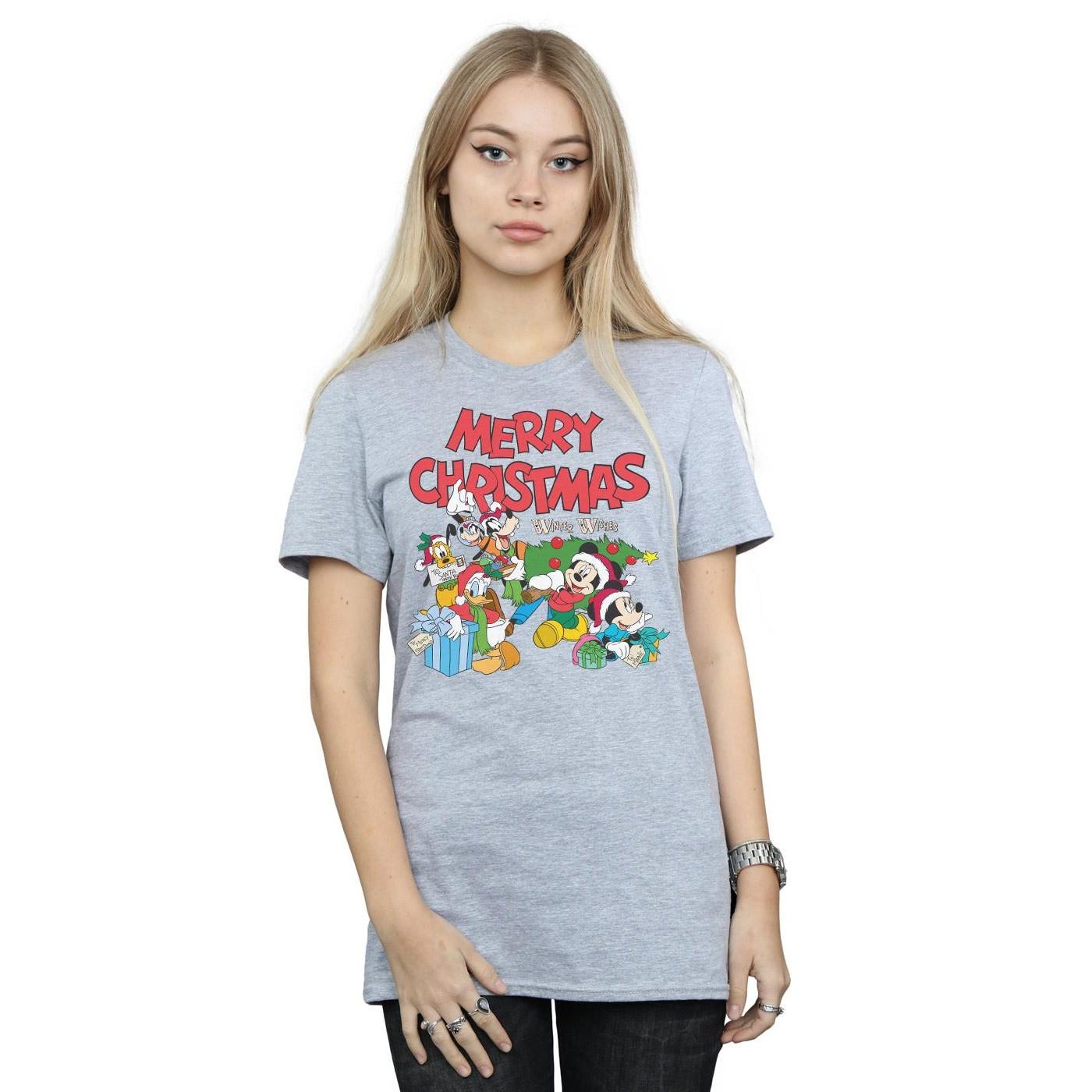 Disney Mickey Mouse And Friends Winter Wishes T-Shirt