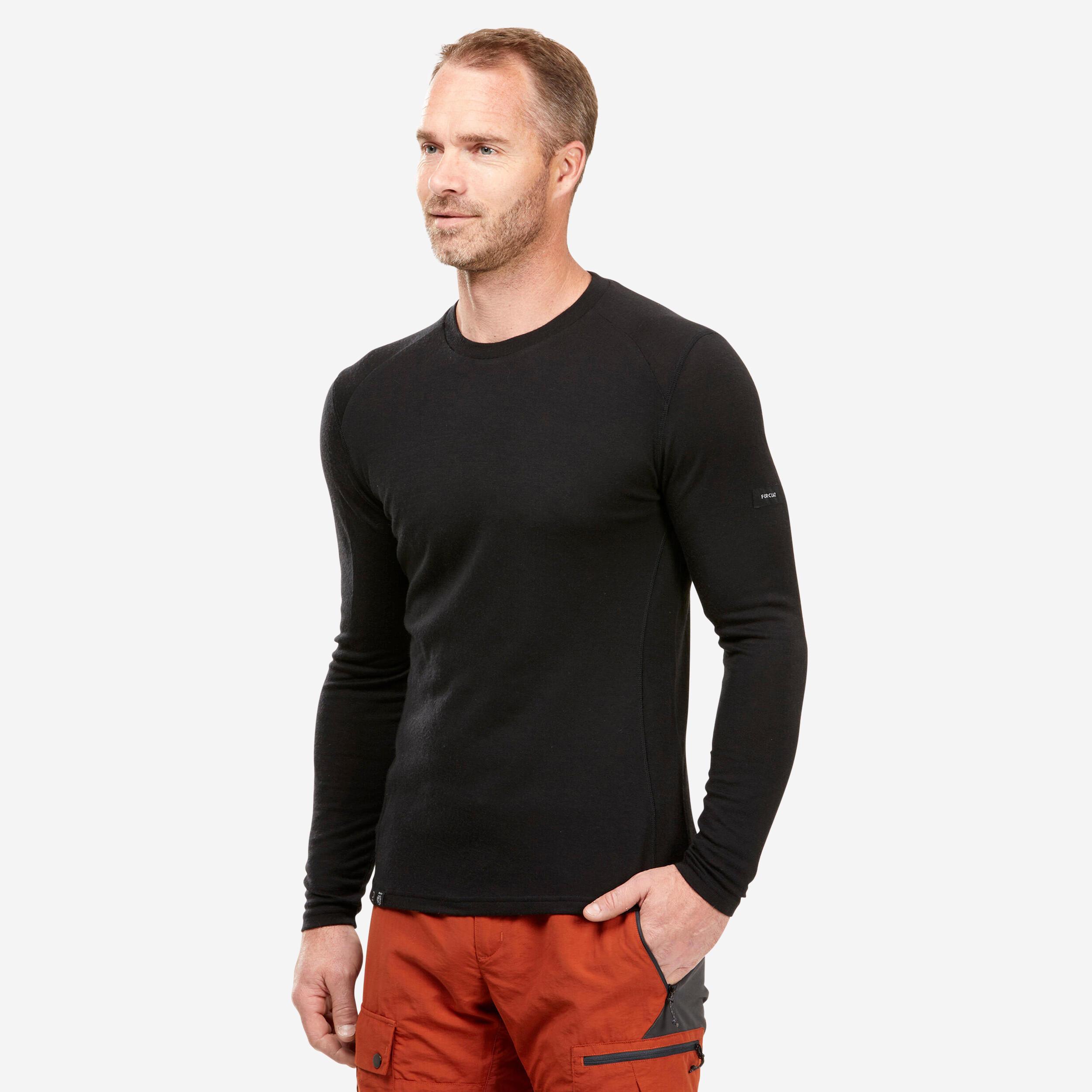 FORCLAZ Langarmshirt - TREK 500 MERINO PURE