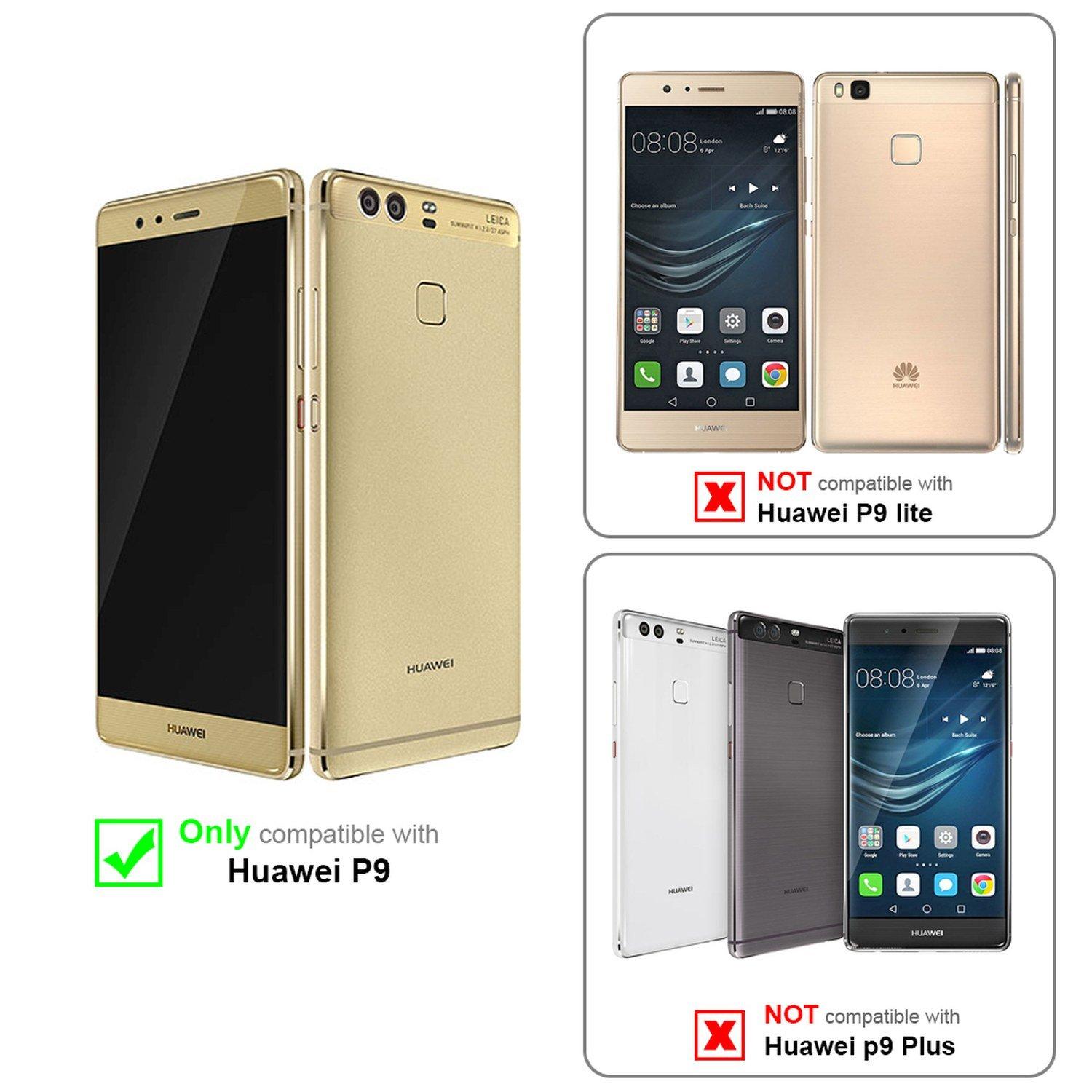 Cadorabo Hülle für Huawei P9 TPU Silikon Candy