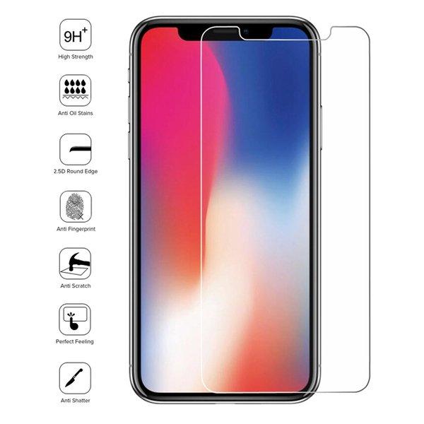 eStore iPhone X/XS Displayschutzfolie - Gehärtetes Glas
