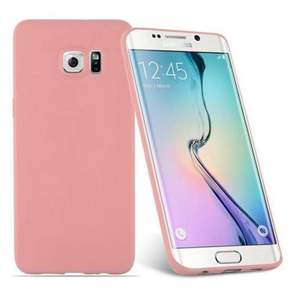 Cadorabo Hülle für Samsung Galaxy S6 EDGE TPU Silikon Candy