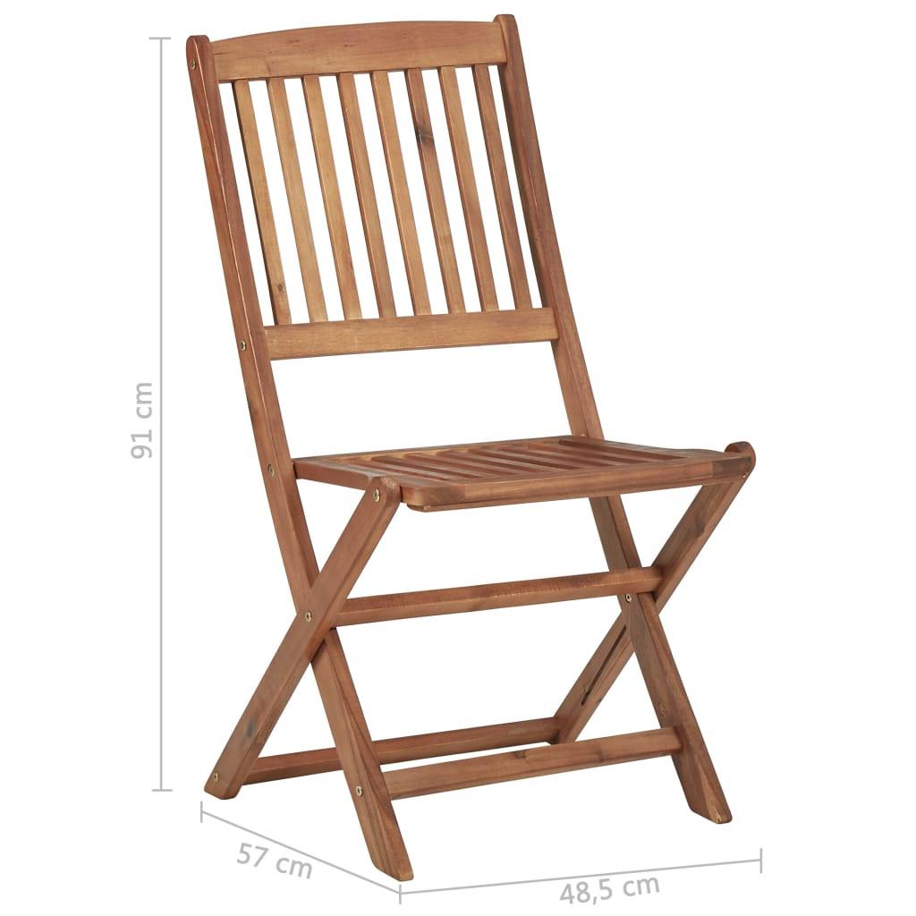 VidaXL Gartenstuhl akazienholz