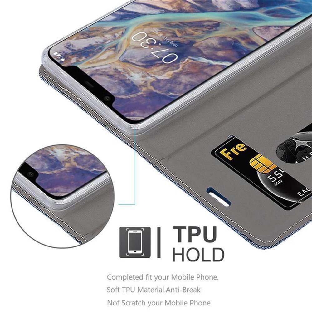 Cadorabo Hülle für Nokia 7.1 PLUS X7 Magnetverschluss, Kartenfach