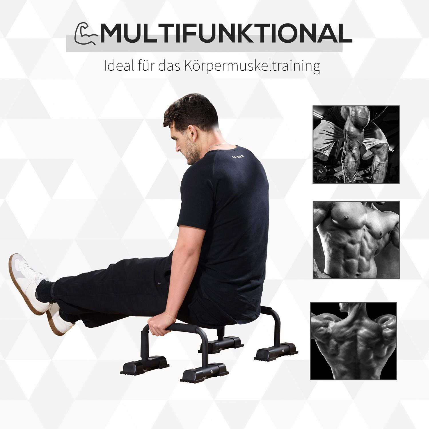 Northio Liegestützgriffe 2Er Set Rutschfest Push Up Bars Stahl