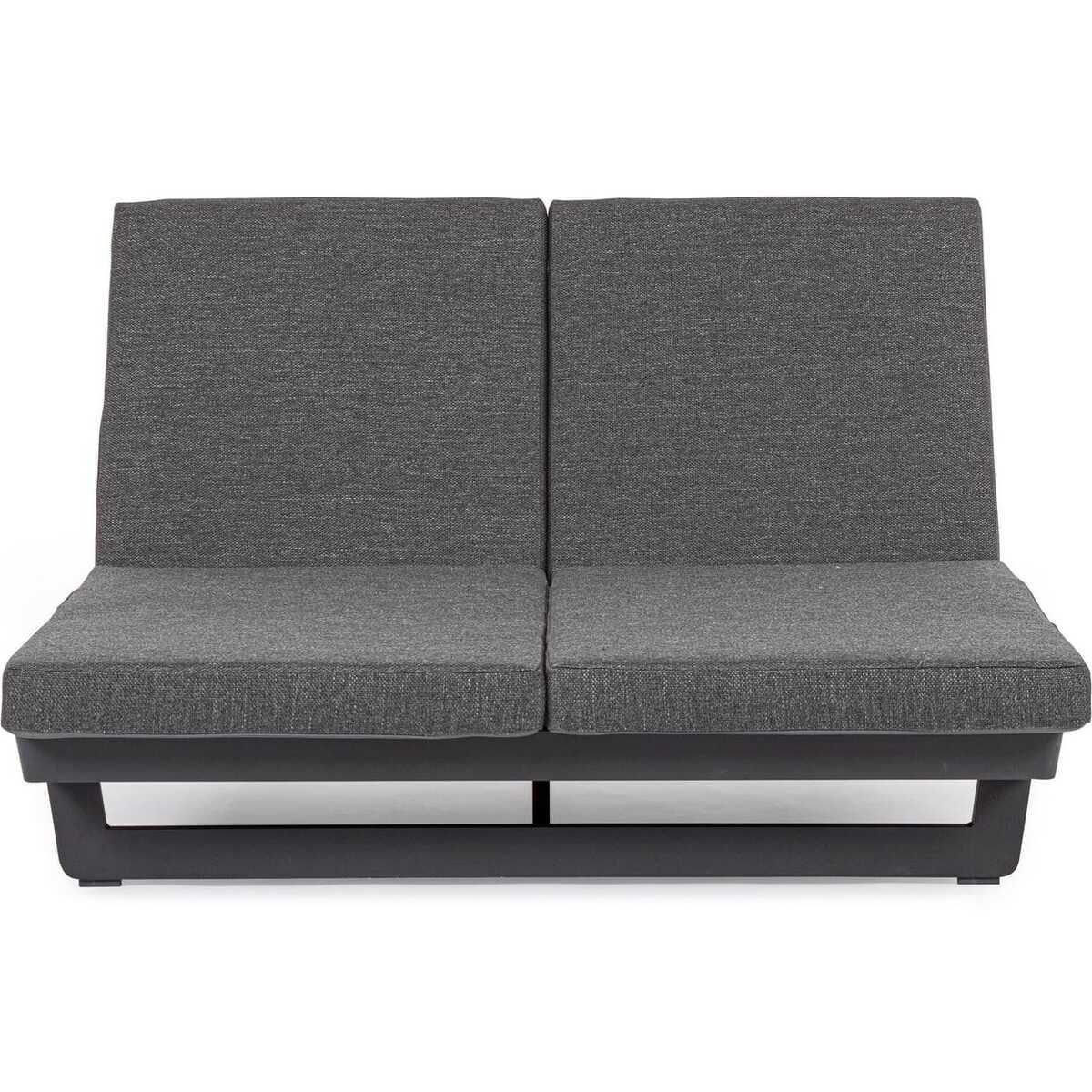 mutoni Garten Doppelliege Infinity anthrazit