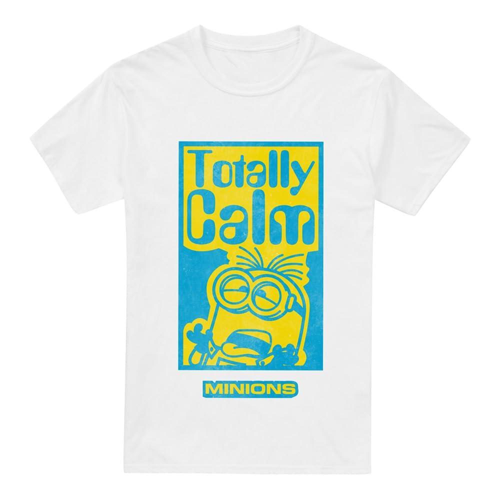 minions Totally Calm Print T-Shirt