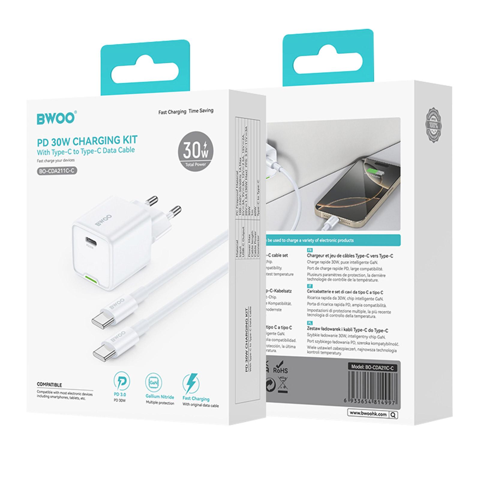 Avizar GaN Ladegerät 30W + USB-C Kabel