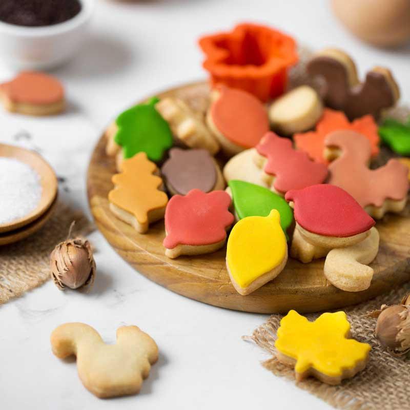 Decora Ausstecher Herbstblätter 6-teilig