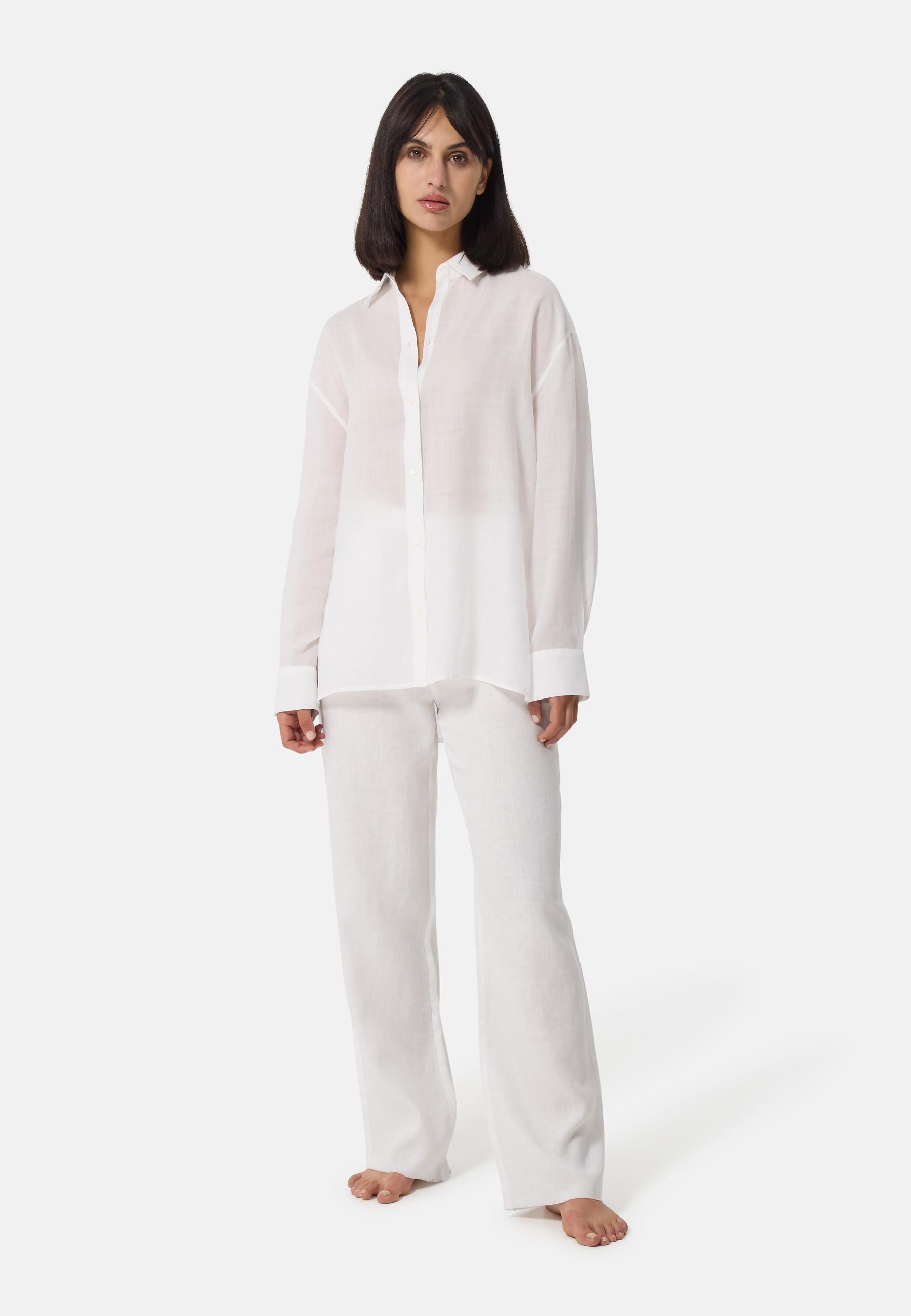 CASH-MERE.CH Ramie Bluse Oversize Style