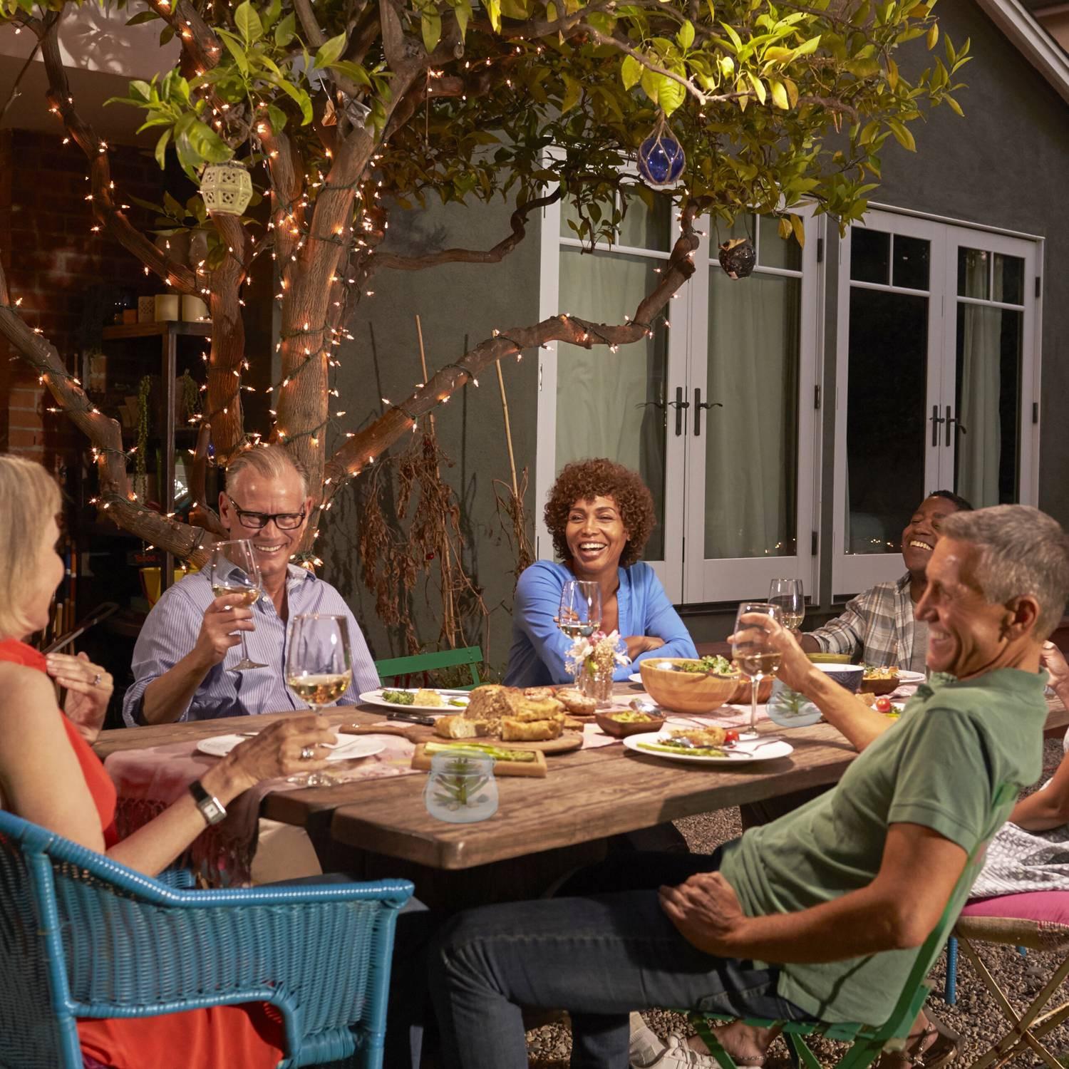 Northio Transparentes Windlicht-Set mit 12 Stück