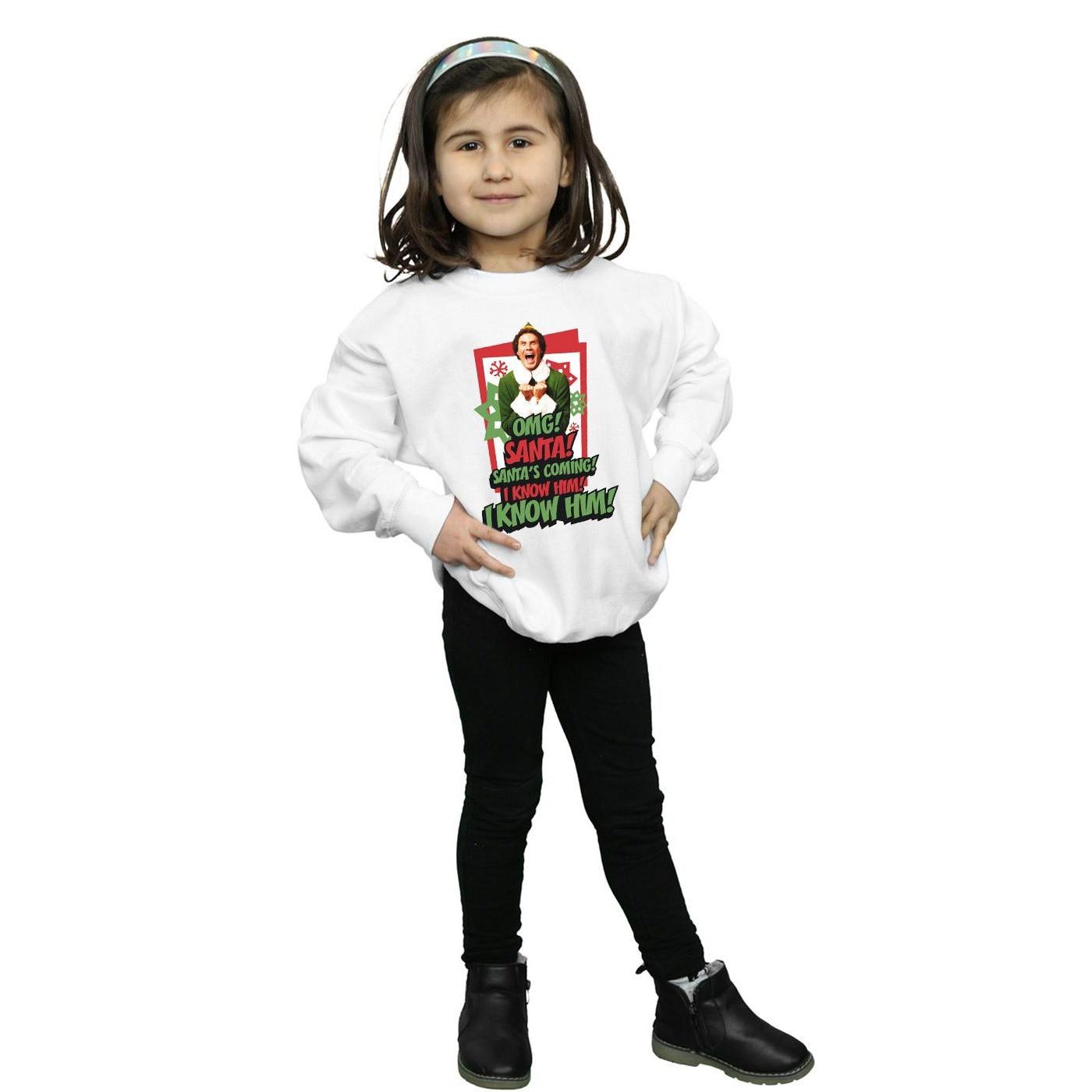 Elf OMG Santa Sweatshirt