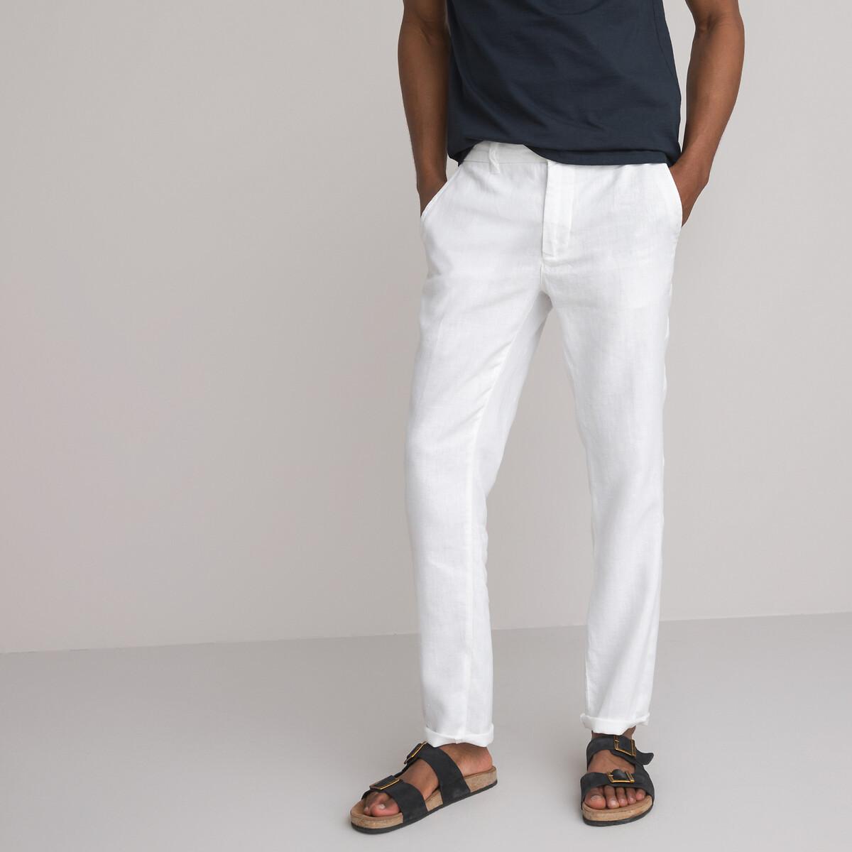 La Redoute Collections Leinen Straight Leg Hose