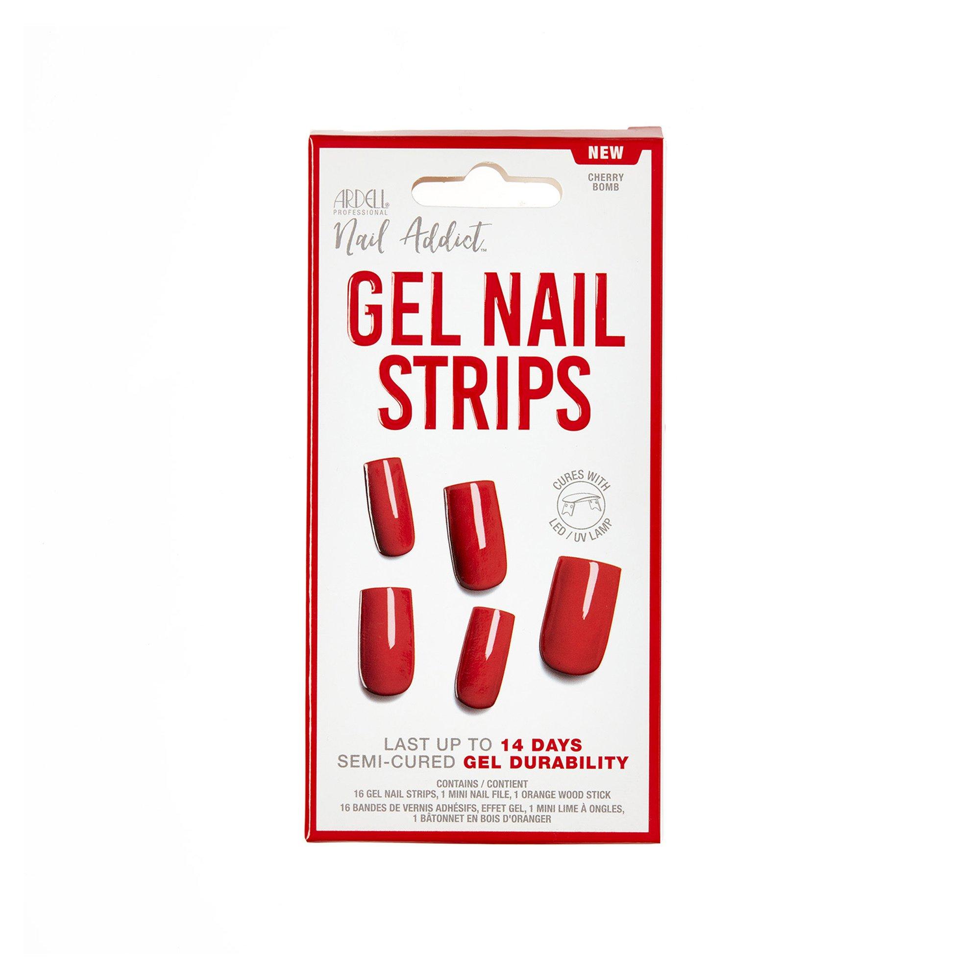 ARDELL Gel Nail Strips Cherry Bomb