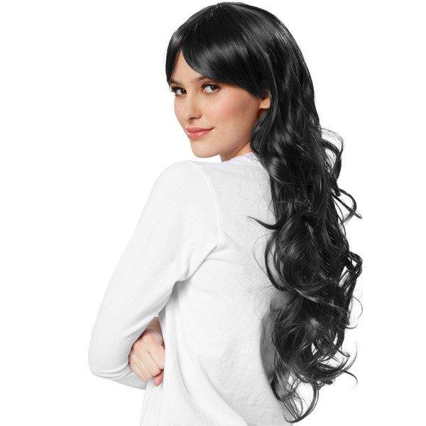 Tectake Perücke Lange Haare Locken