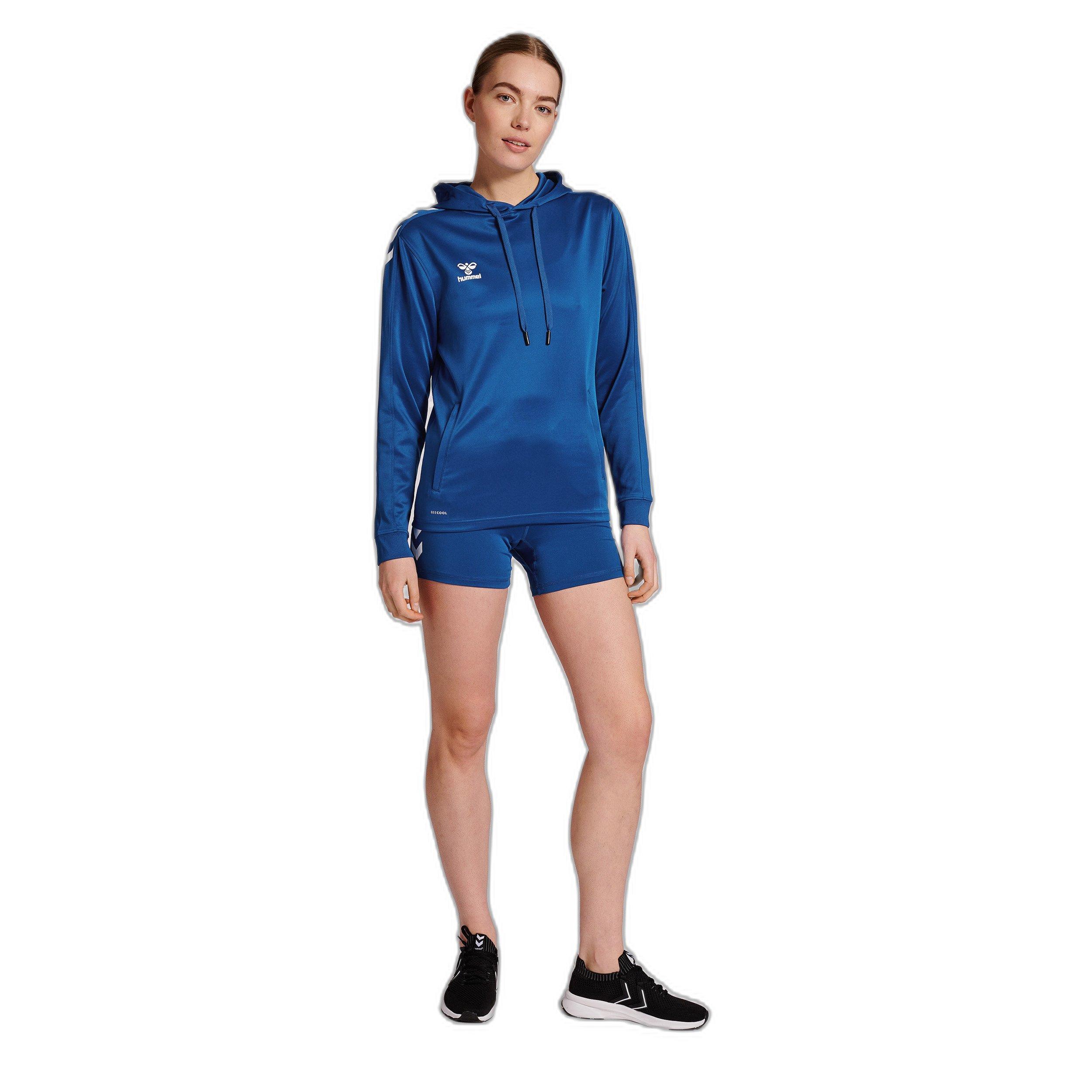 Hummel polyester-kapuzen-sweatshirt, damen core xk