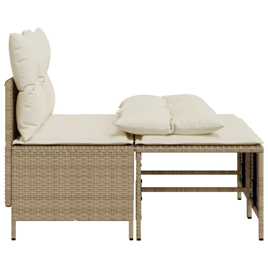 VidaXL Garten sofagarnitur poly-rattan