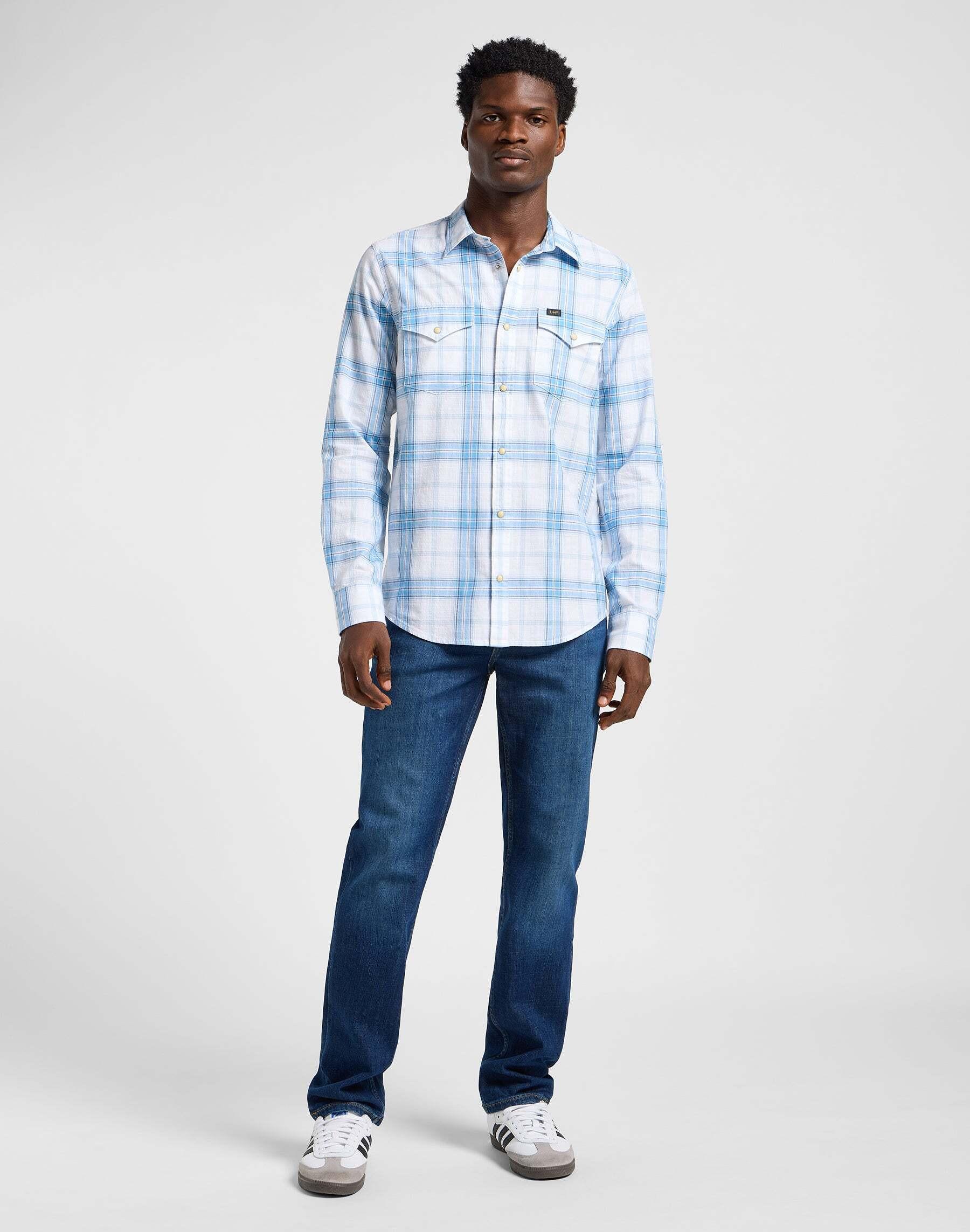 Lee Clean Western Langarmhemd