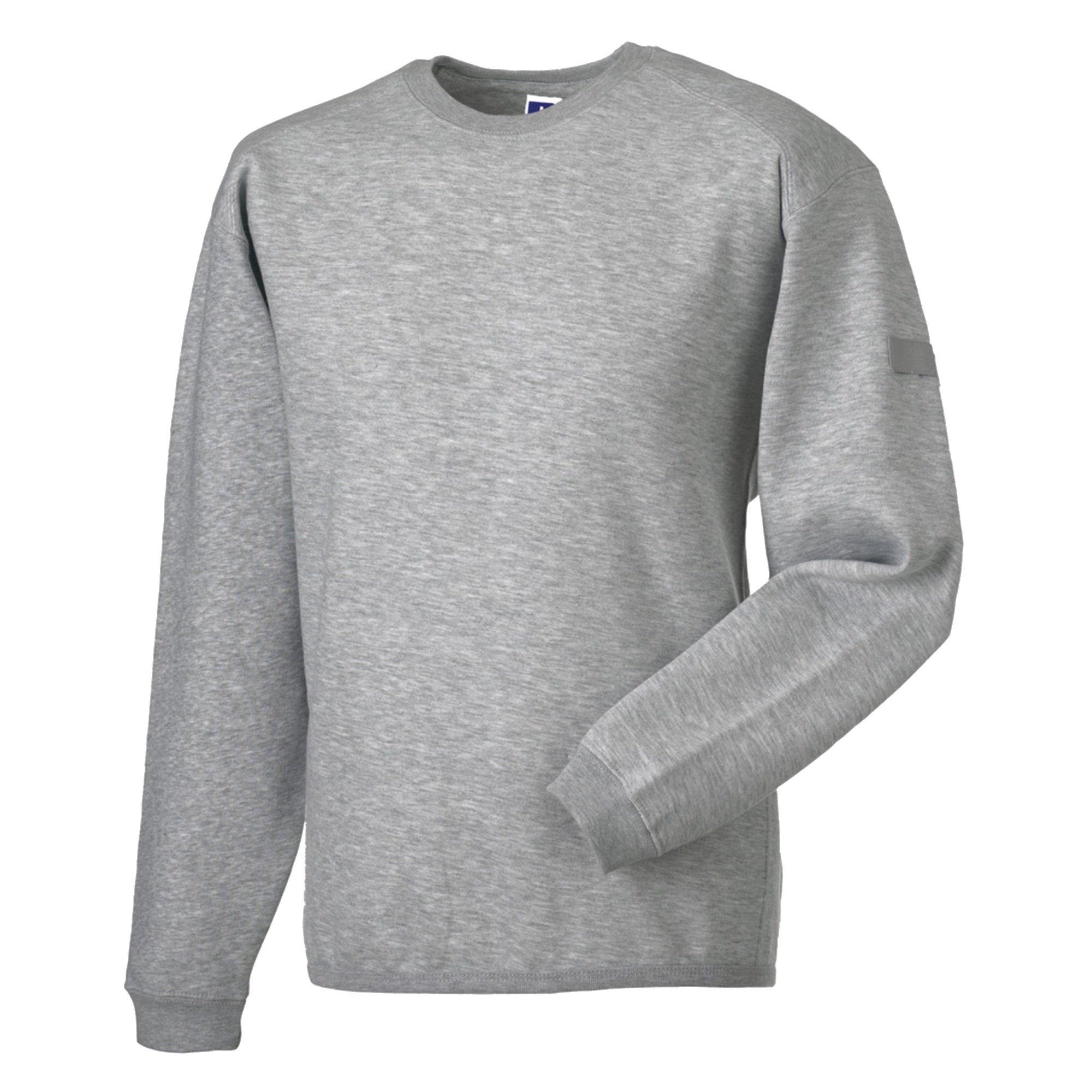 Russell Workwear Crew Neck Set In Sweatshirt Top