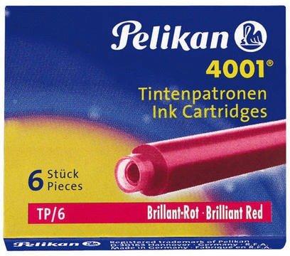 Pelikan PELIKAN Tinte 4001 TP/6 301192 brillantrot 6 Stück