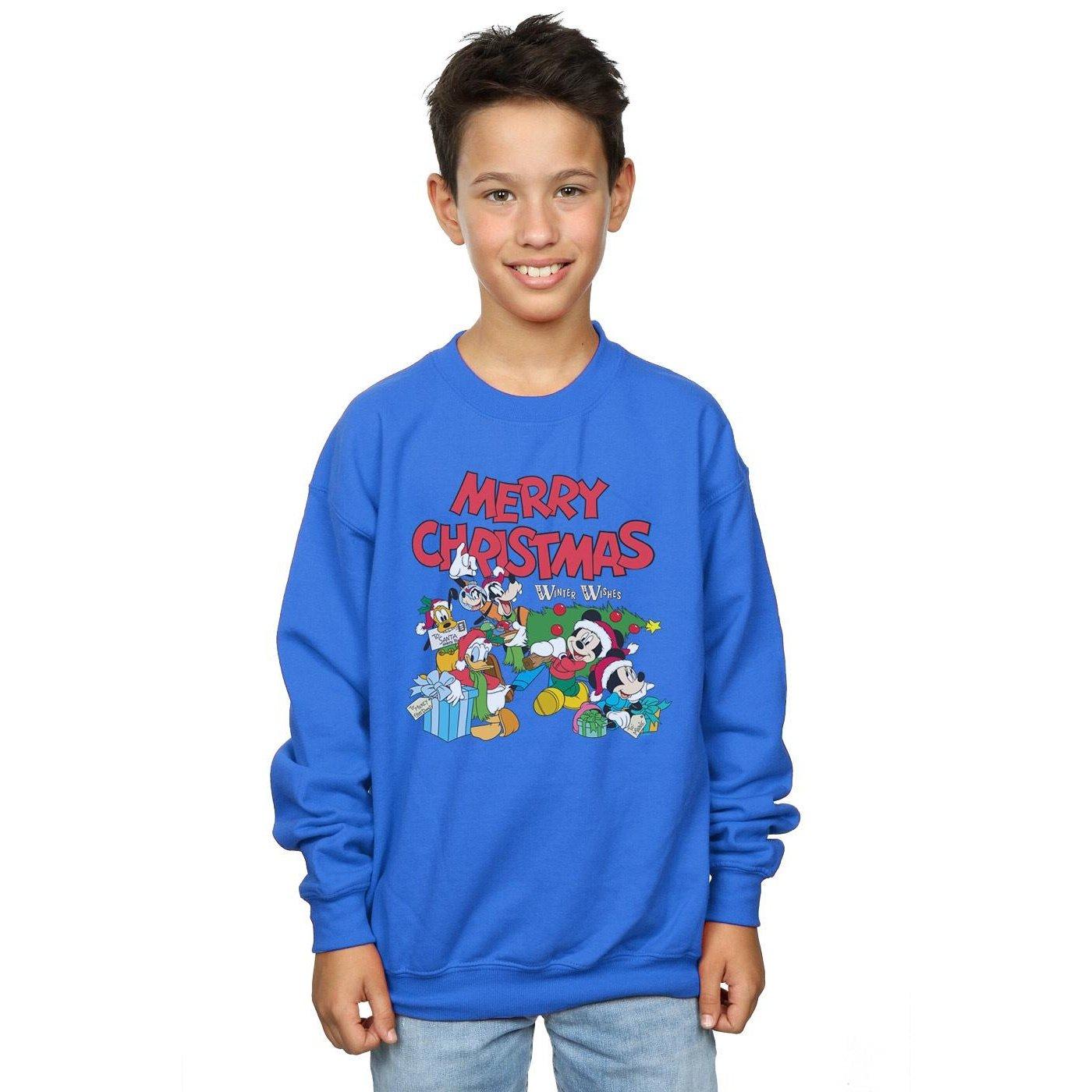 Disney Mickey Mouse And FriendsWinter Wishes Sweatshirt