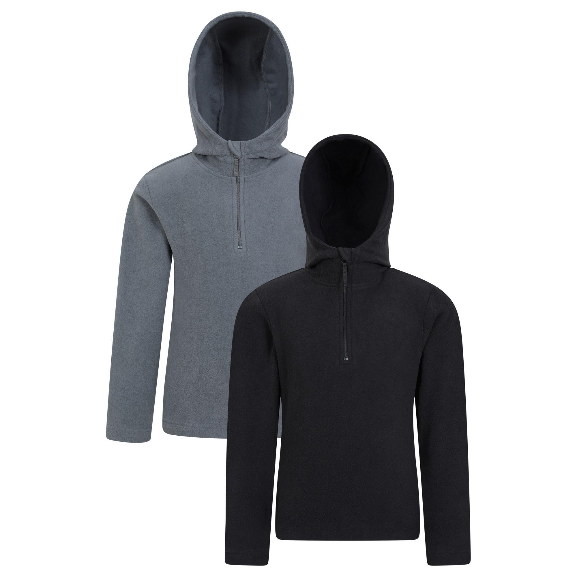 Mountain Warehouse Camber Kapuzenpullover mit kurzem Reißverschluss  (2erPack)