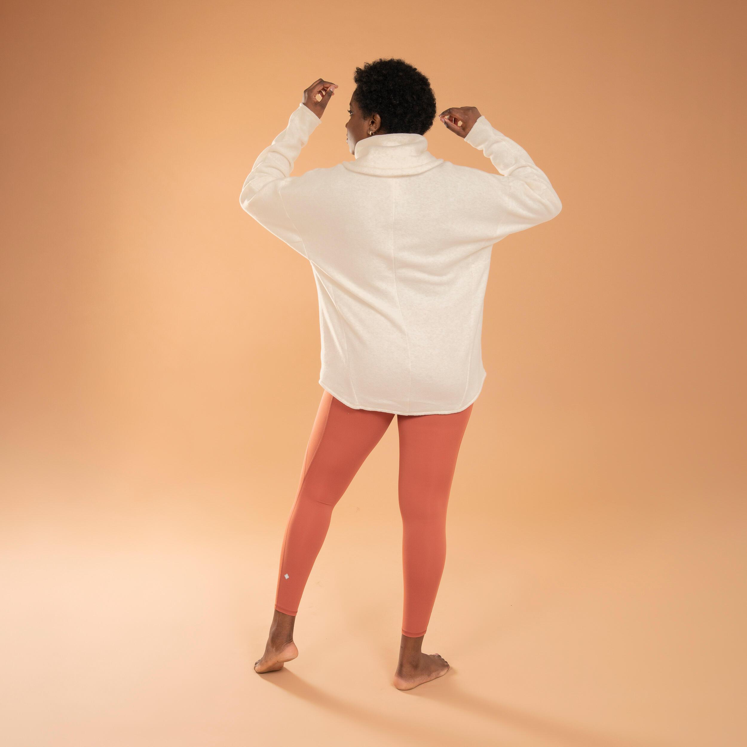 KIMJALY Sweatshirt Yoga Entspannung Fleece