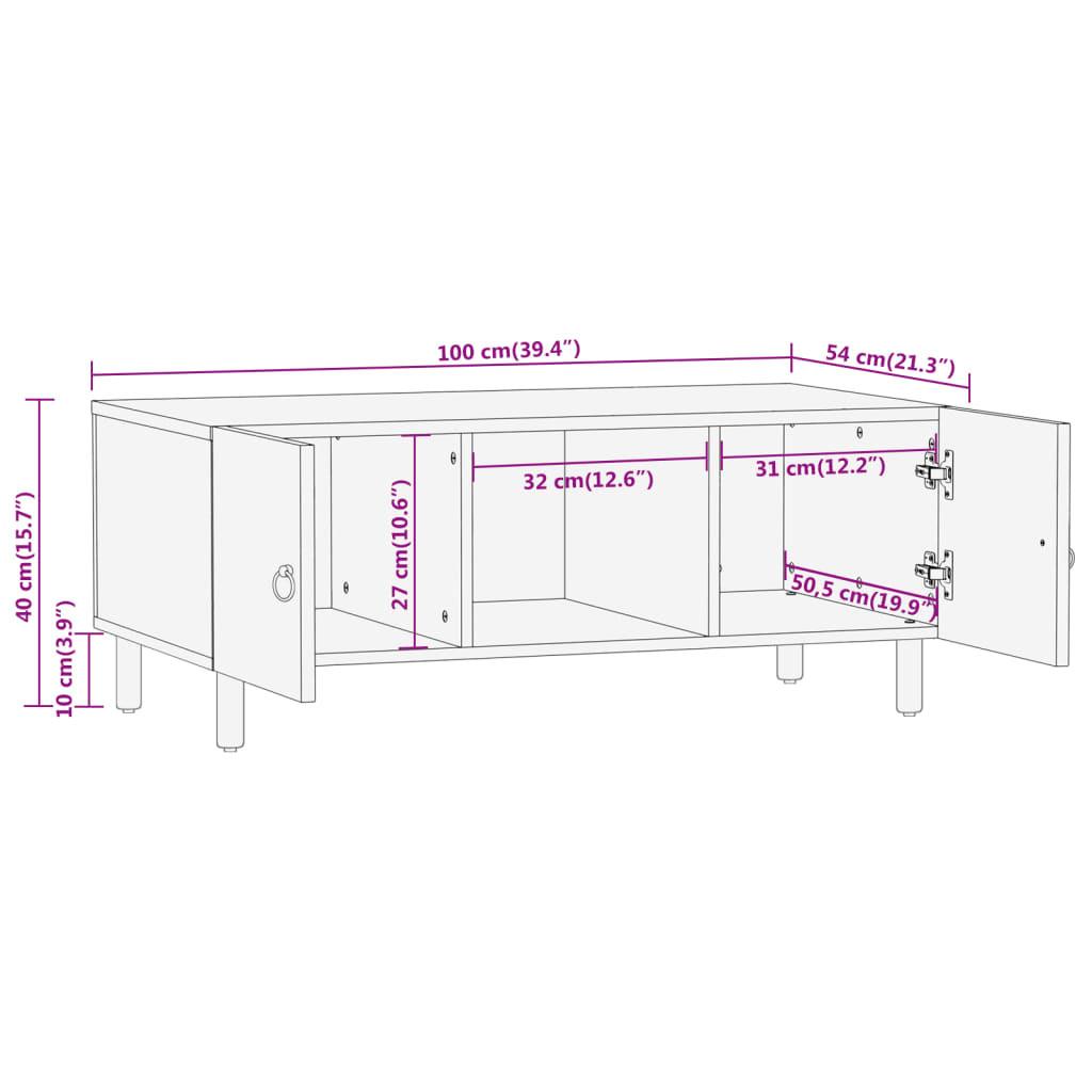 VidaXL Couchtisch holz