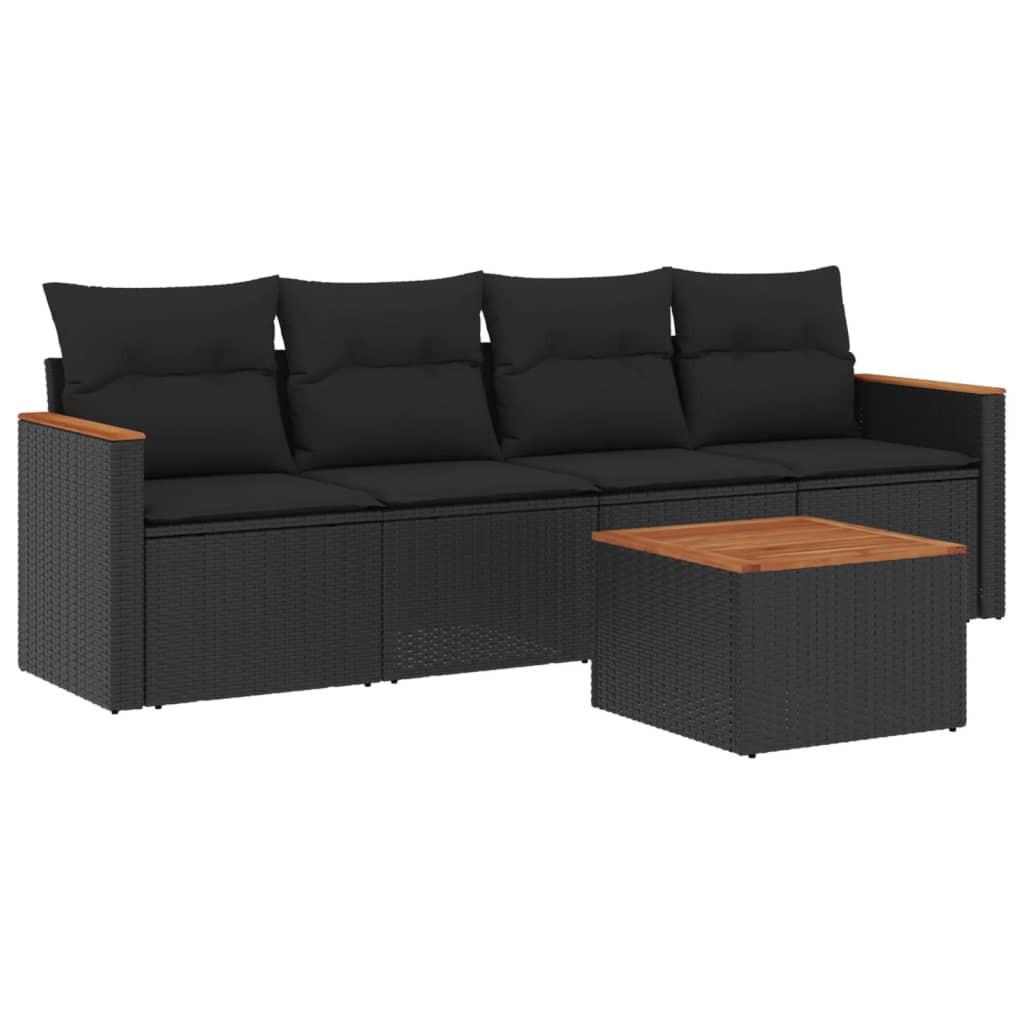 VidaXL Garten sofagarnitur poly-rattan