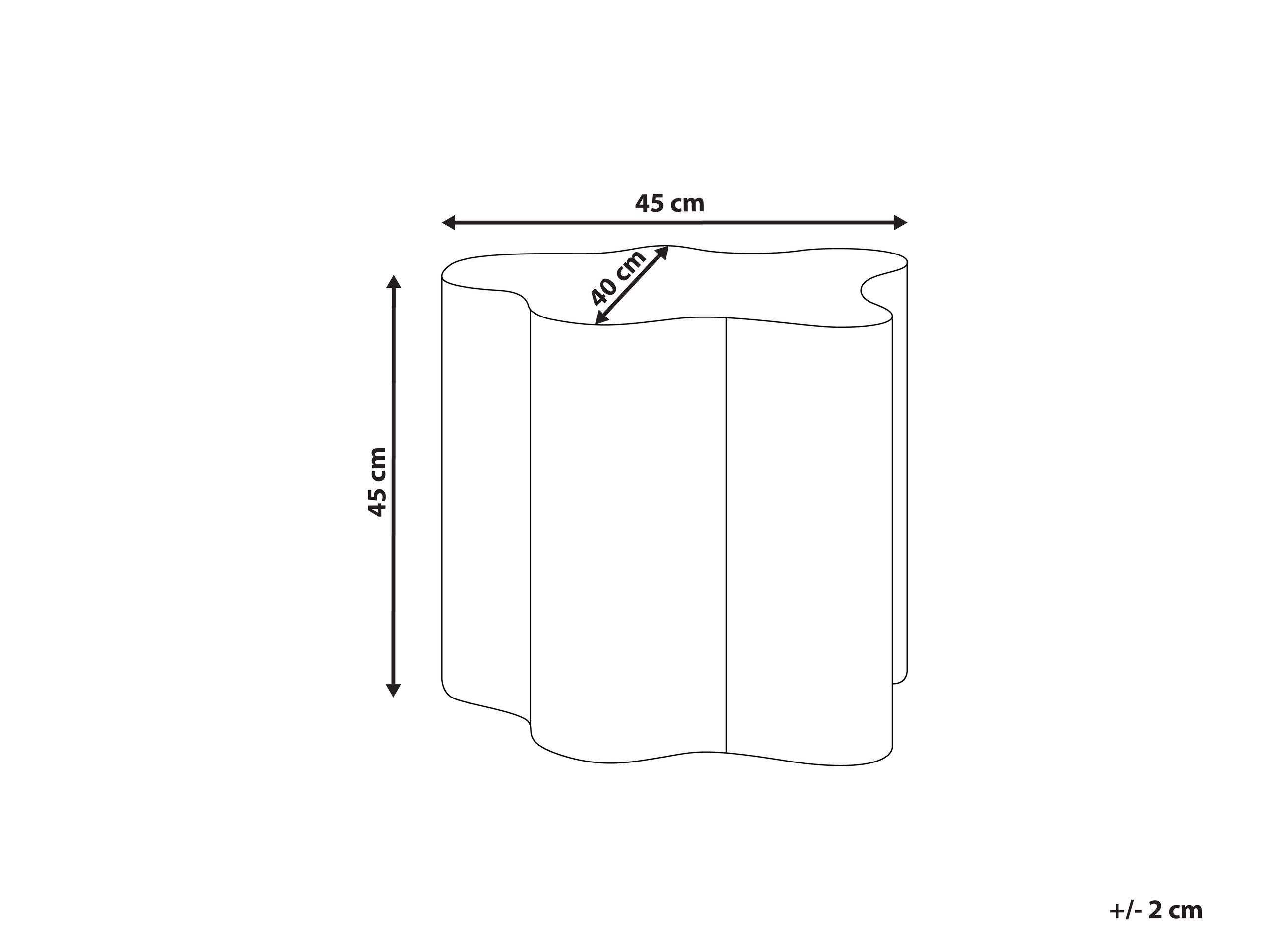 Beliani Beistelltisch aus MDF-Platte Modern SAKAMI