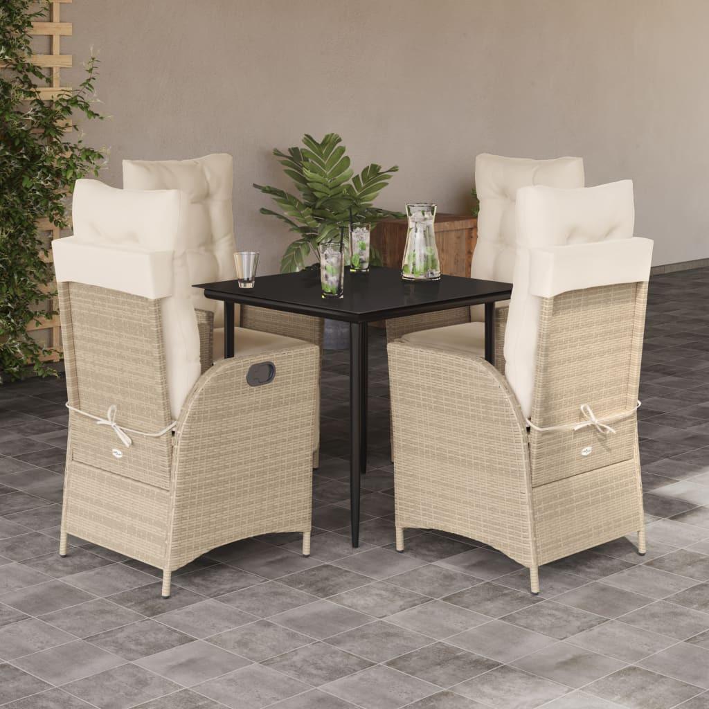 VidaXL Garten essgruppe poly-rattan