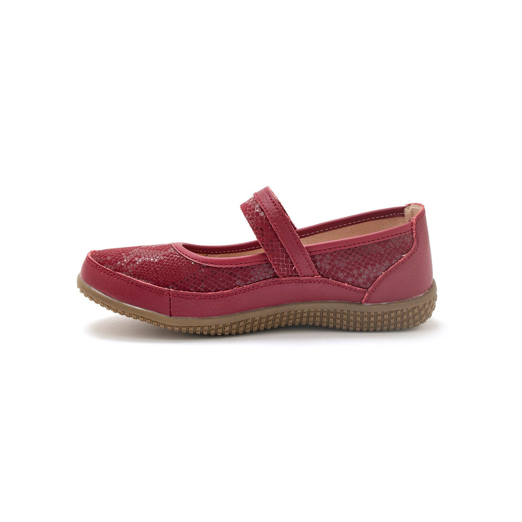 Pédiconfort damen-ballerinas aus leder mit luftsohle