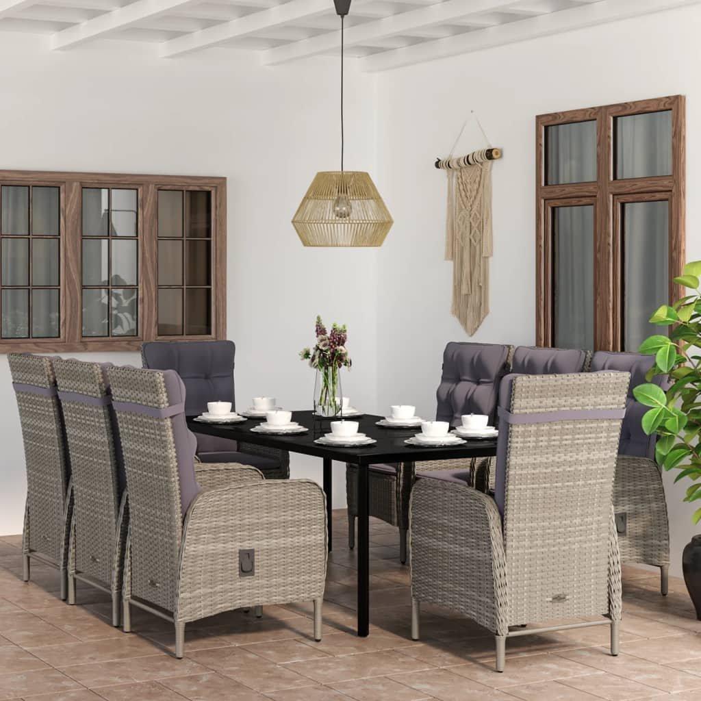VidaXL Garten essgruppe poly-rattan