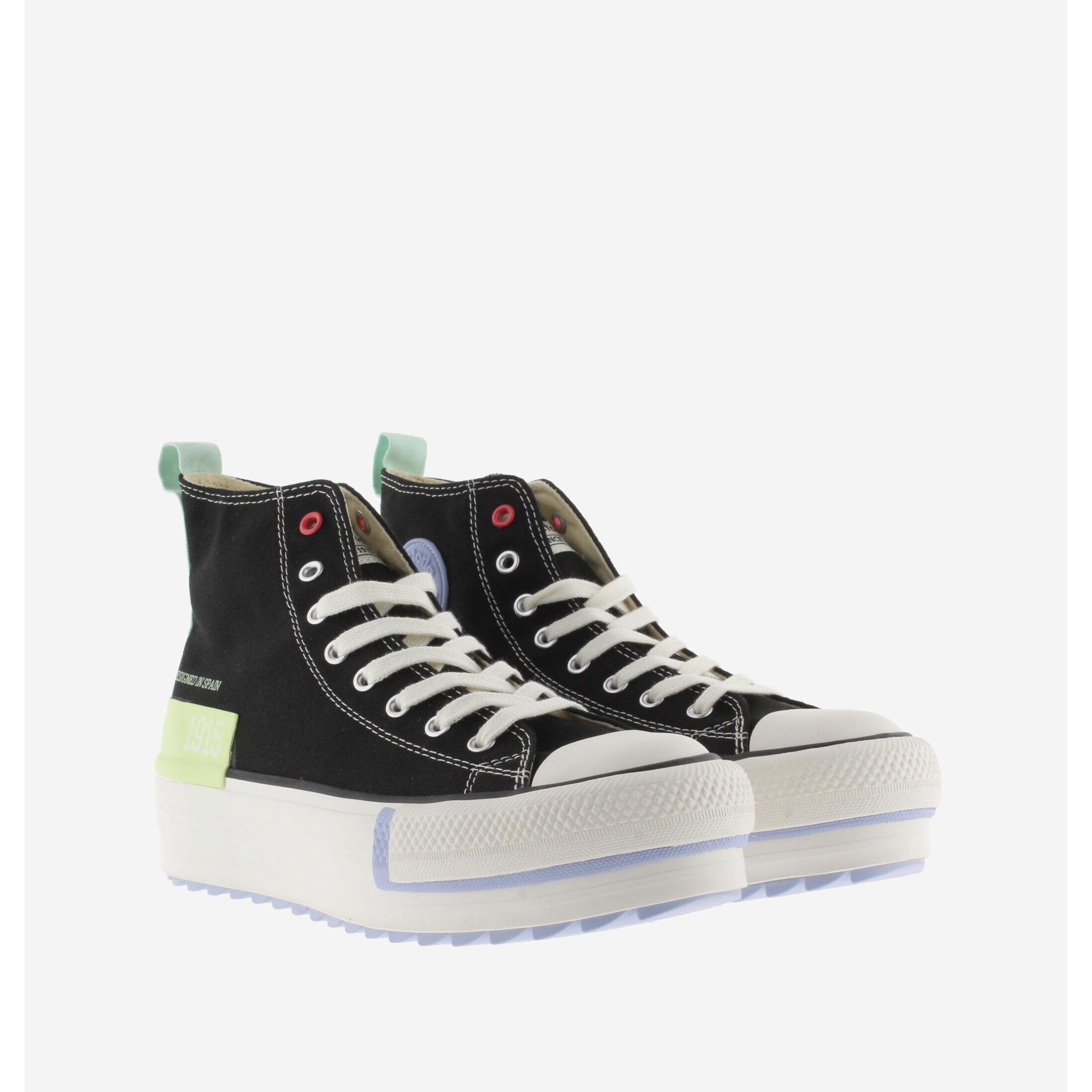 Victoria doppelte leinwand-sneakers für damen tribu