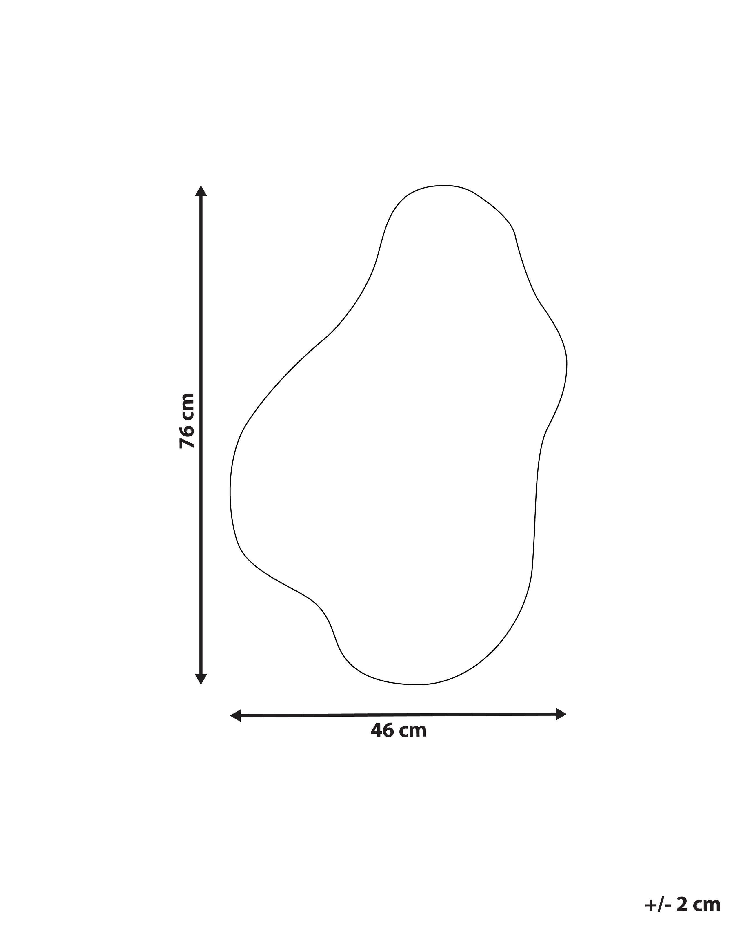 Beliani Wandspiegel aus MDF-Platte Minimalistisch HERRY