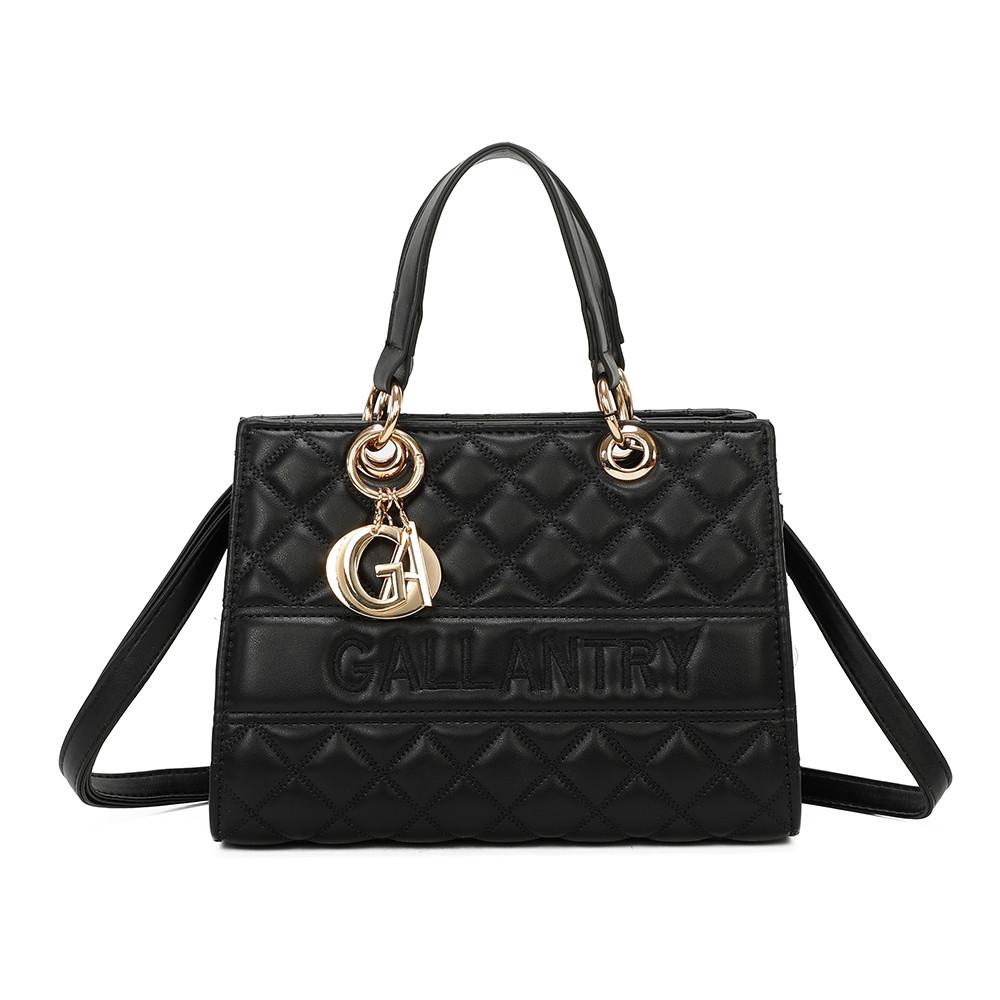Gallantry La Matelassé Shiny Kunstleder Handtasche