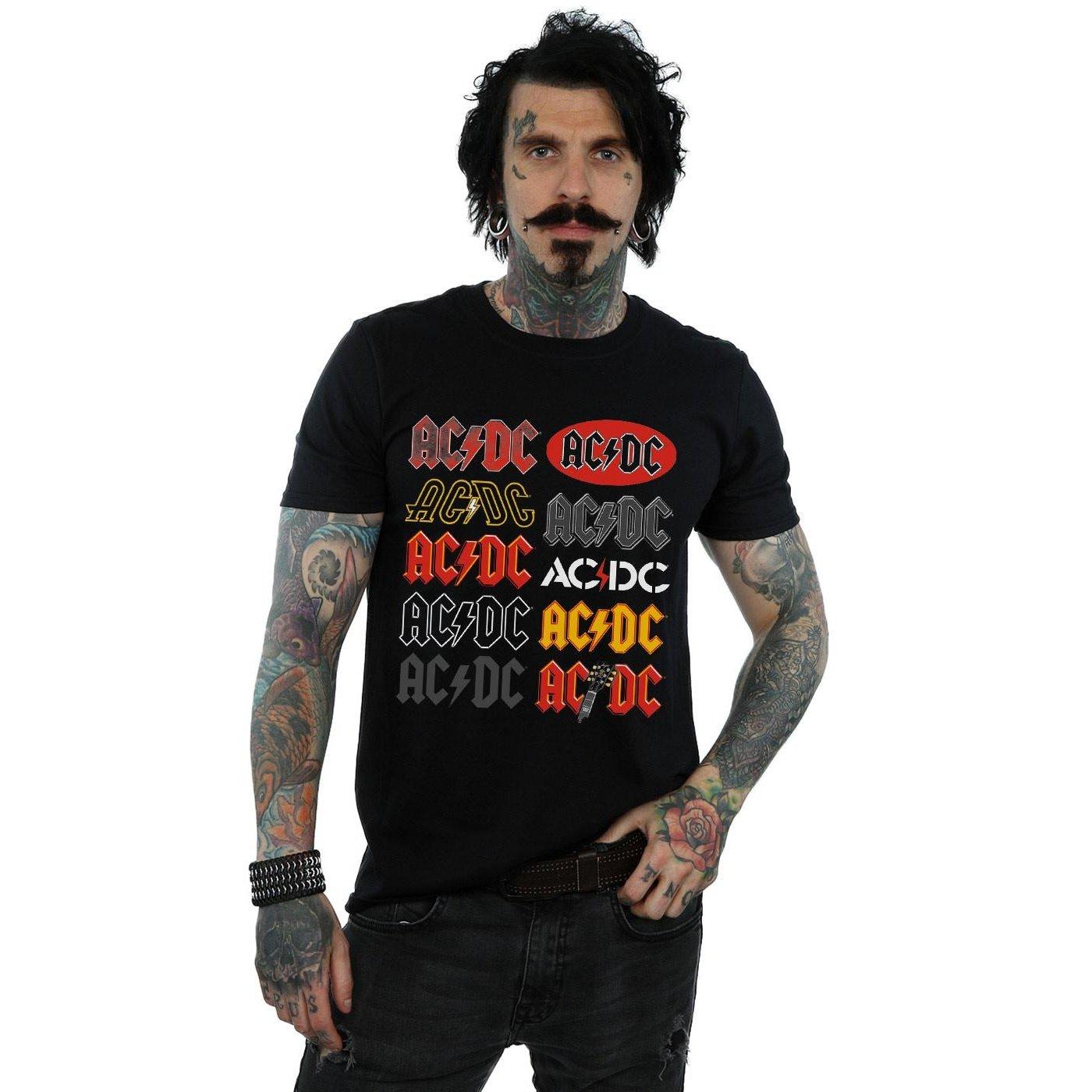 AC/DC ACDC Logo Stack T-Shirt