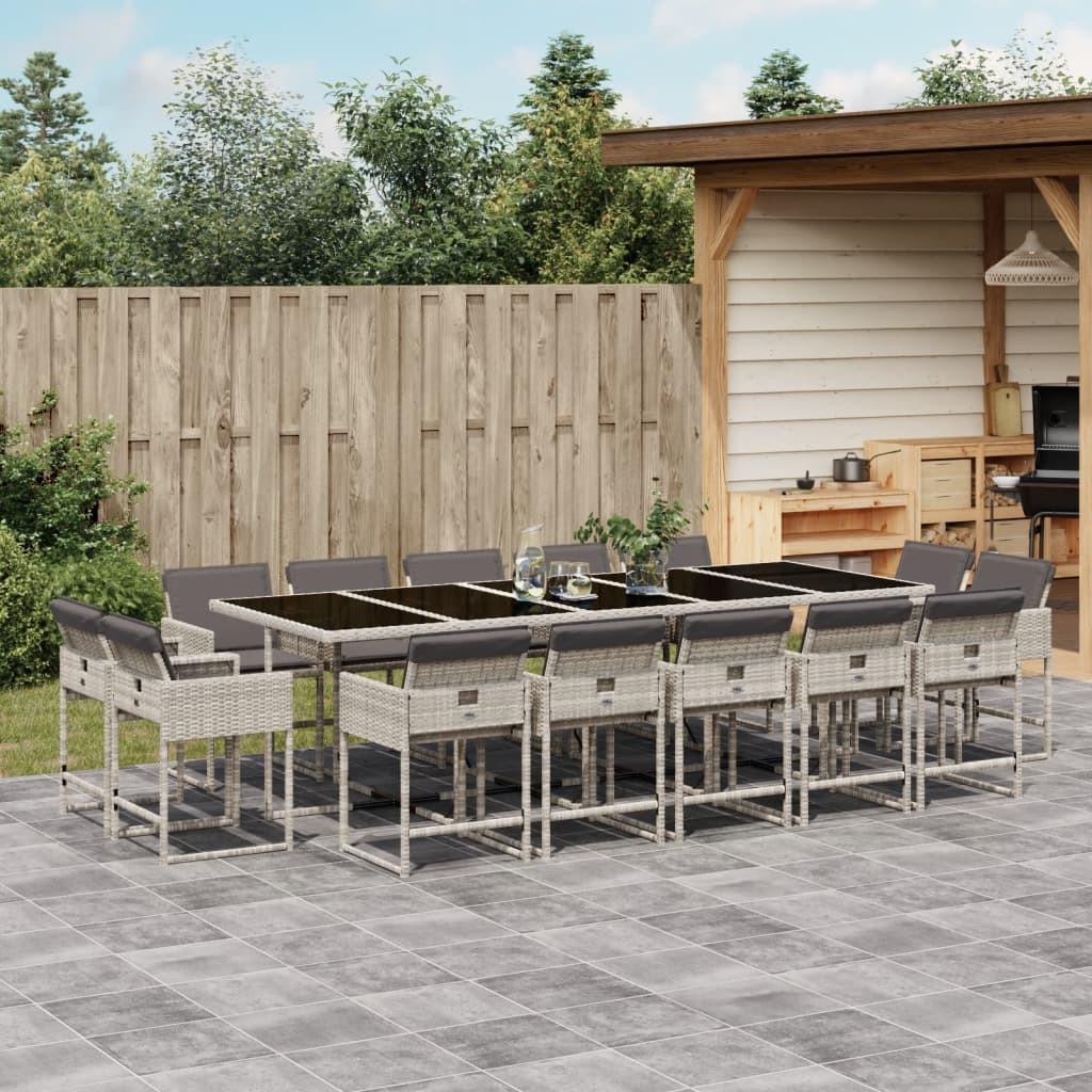 VidaXL Garten essgruppe poly-rattan