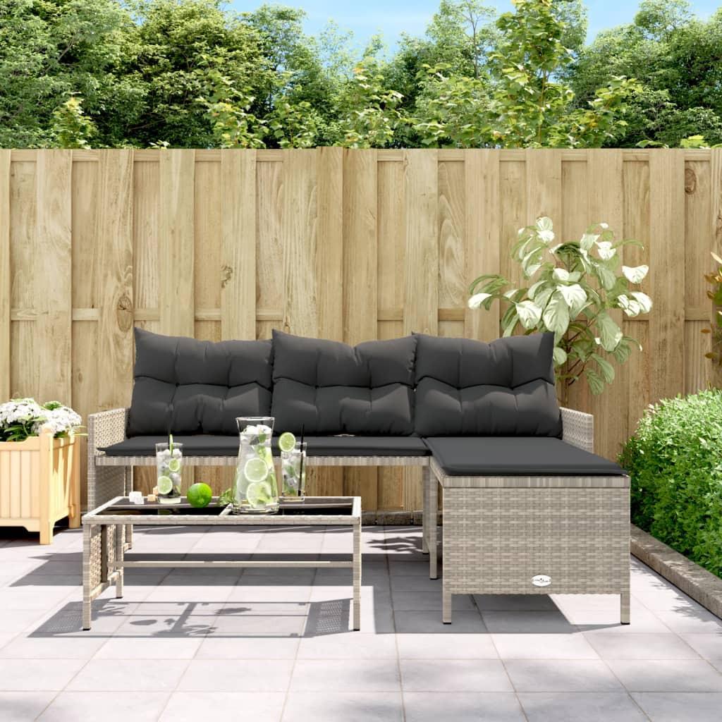 VidaXL Gartensofa poly-rattan
