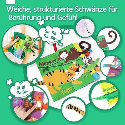 Activity-board Stoffbuch für Babys, Interaktives Bilderbuch