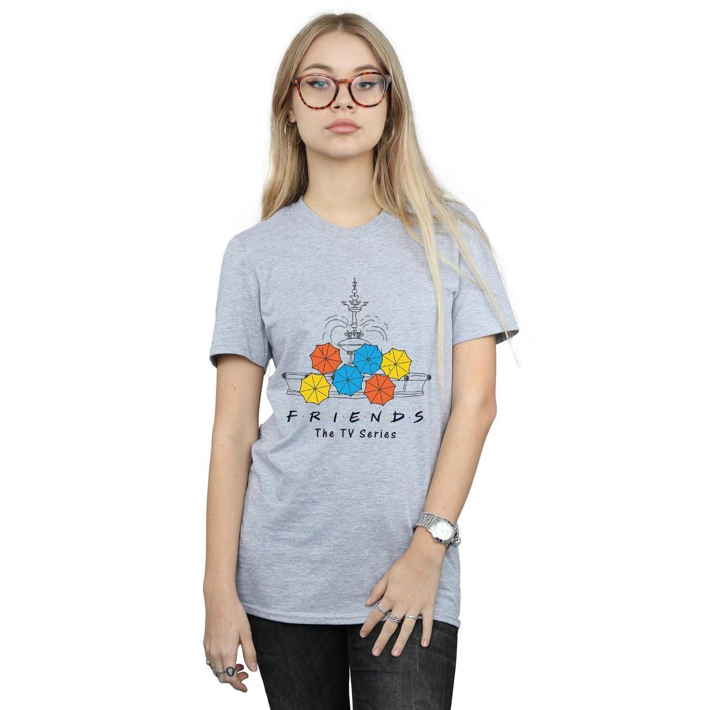 Friends Fountain Umbrellas T-Shirt