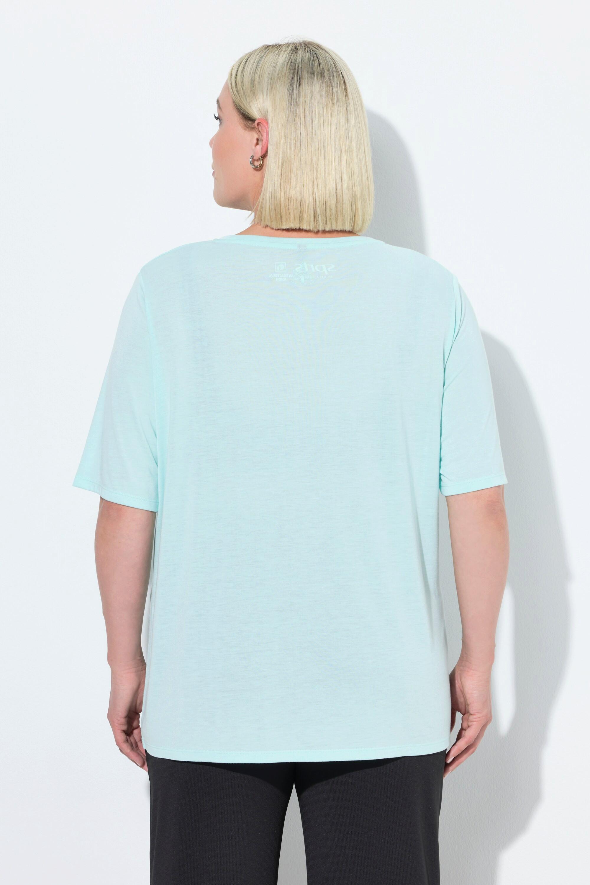 Ulla Popken Funktions-Shirt antibakteriell Rundhals Halbarm