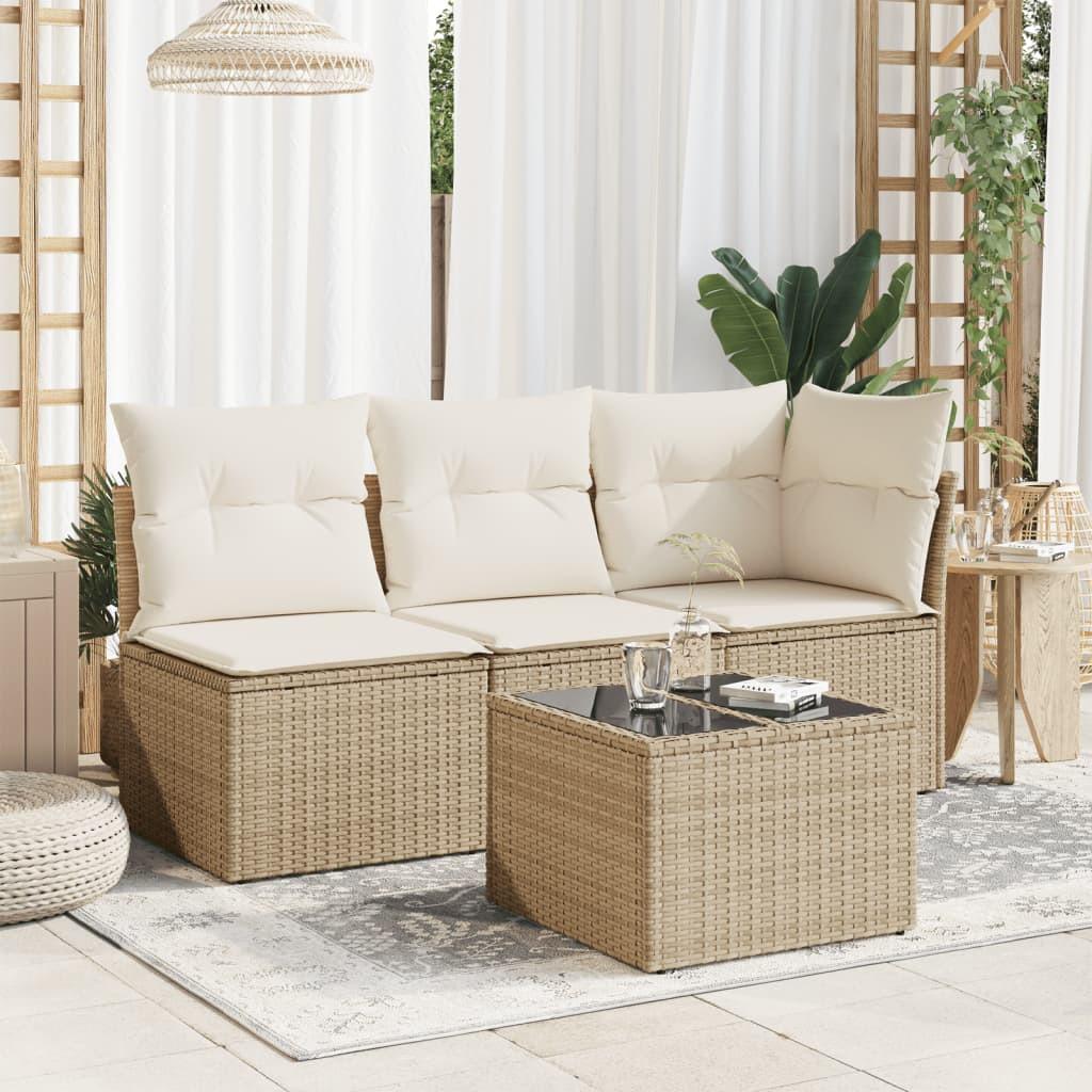 VidaXL Gartentisch poly-rattan
