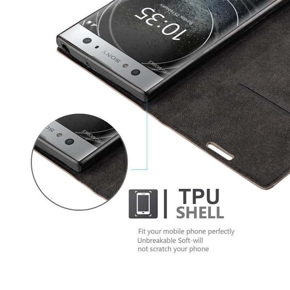 Cadorabo Hülle für Sony Xperia XA2 ULTRA Magnetverschluss, Kartenfach