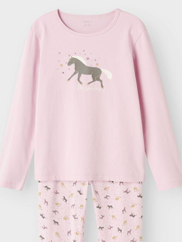Name It Mädchen Pyjama Pferde