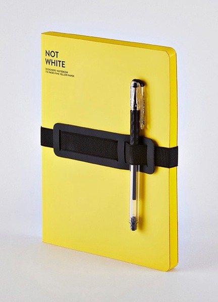 Nuuna NUUNA Notizbuch Not White A5 54990 Light Yellow,blanko,176 S.