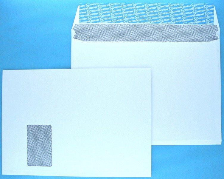 GOESSLER GOESSLER Couvert Expanso m/Fenster C4 2212 120g/weiss/Seitenfalt. 100 St.